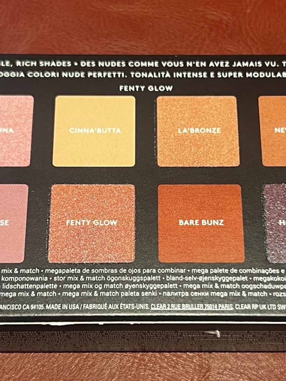 Fenty Beauty by Rhianna Bomb Posse Eyeshadow Pallette. NIB pinks neutrals plums - Picture 2 of 5